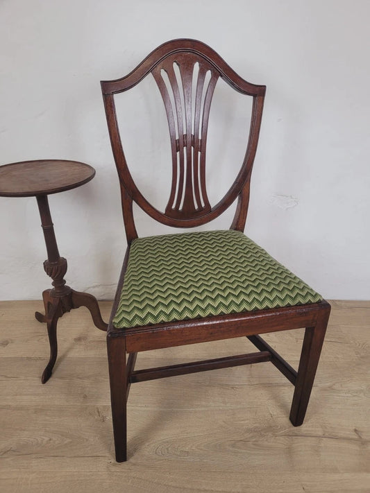 Hepplewhite Style Dining Chair Victorian Carved Shieldback Postage Available