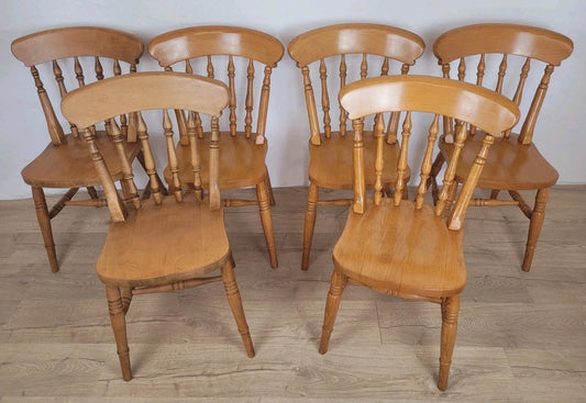 Set Of Six Chairs Kitchen Farmhouse Mid Century Modern Delivery Available