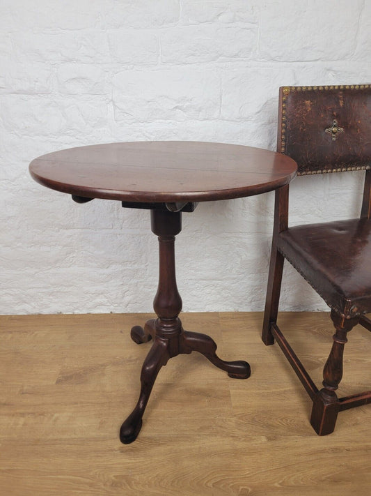 George III Tripod Table C1780 Tilt Top English Birdcage Delivery Available