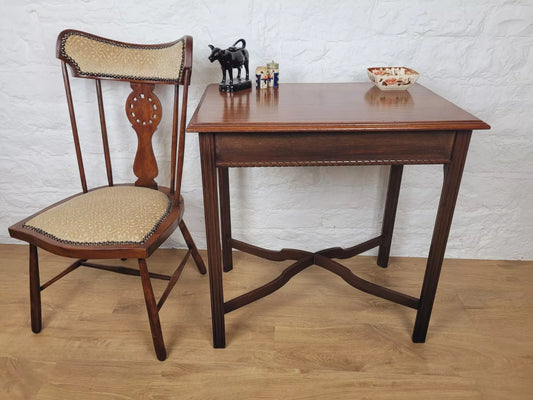 Wylie & Lochhead Table Side Hall Original Victorian Carved Postage Available