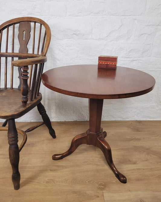 Pedestal Table Mahogany Circular 19th Century Postage Available