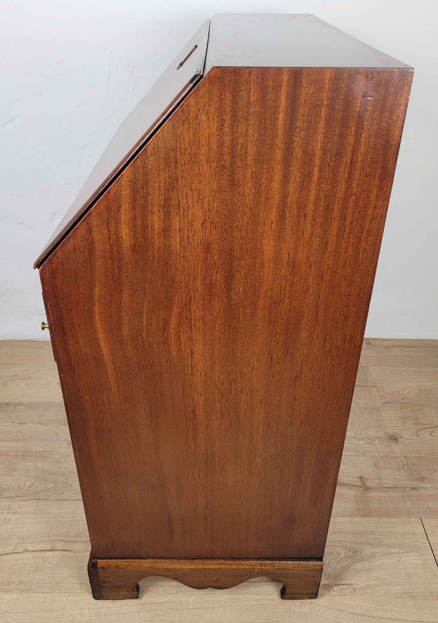 Vintage Writing Bureau Desk Mid 20th Century Mahogany 1960's Delivery Available