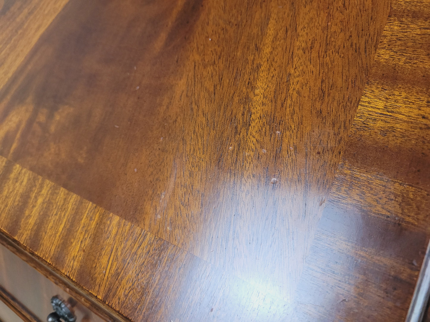 Vintage Writing Bureau Desk Mid 20th Century Mahogany 1960's Delivery Available