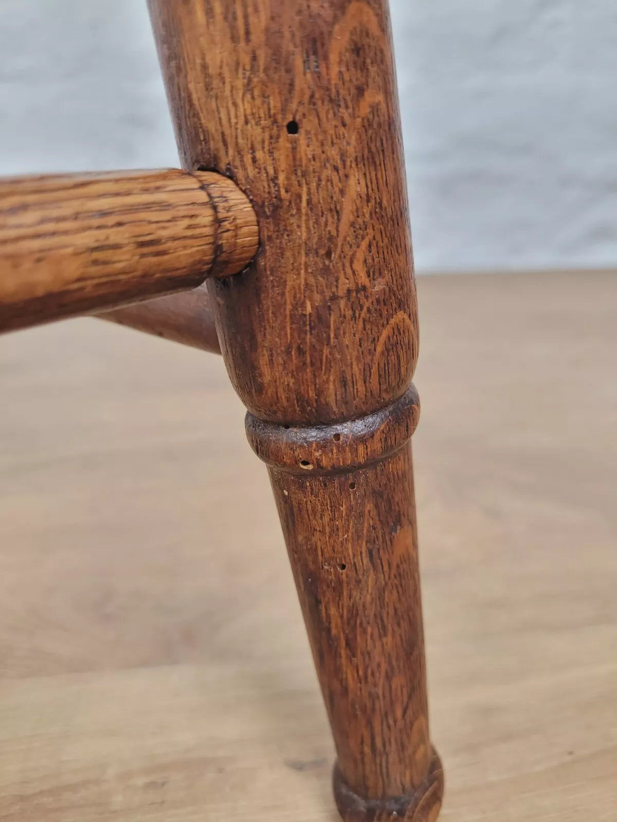 Victorian Windsor Kitchen Chair Oak Spindle Back Country Postage Available