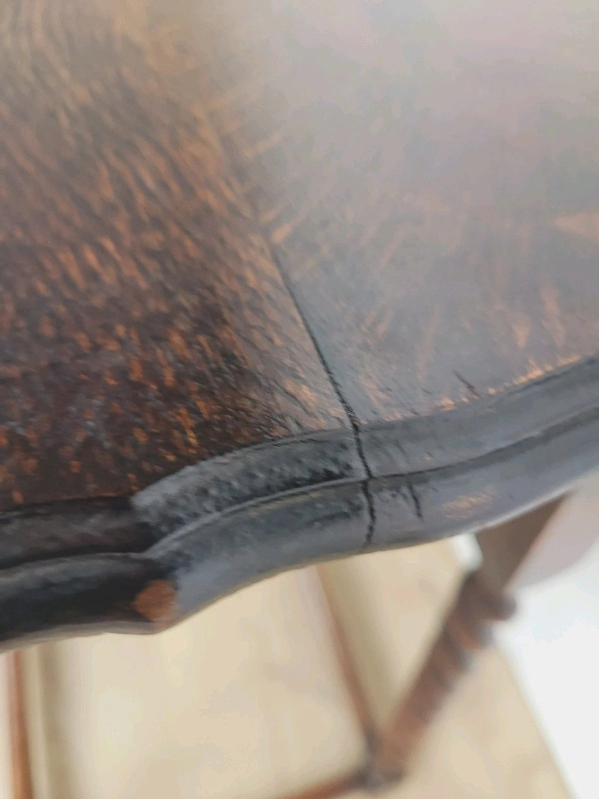 Barley Twist Side Table English Country 19th Century Antique Postage Available