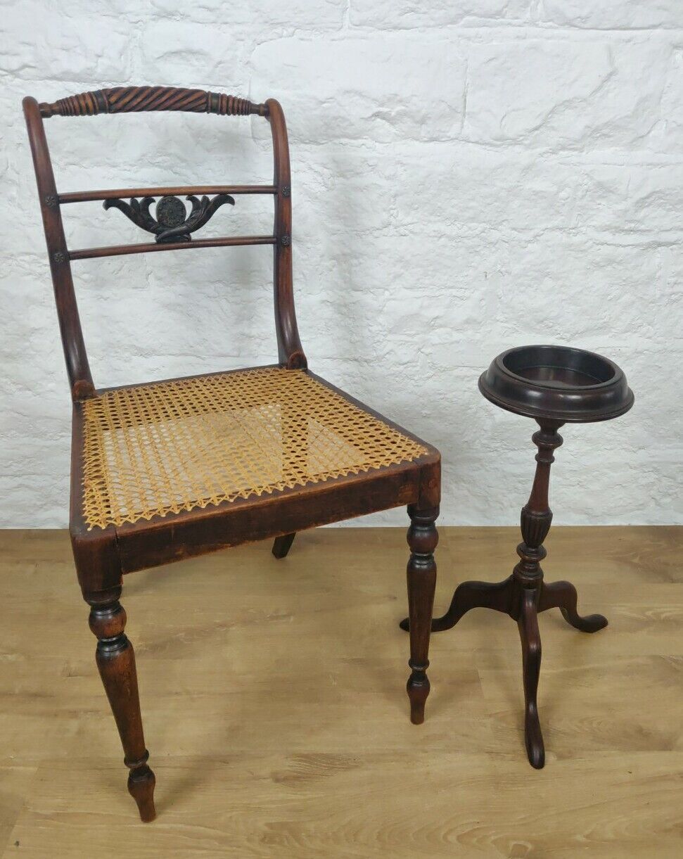 Bergere Seated Carved Chair Country Floral Metal Victorian Postage Available