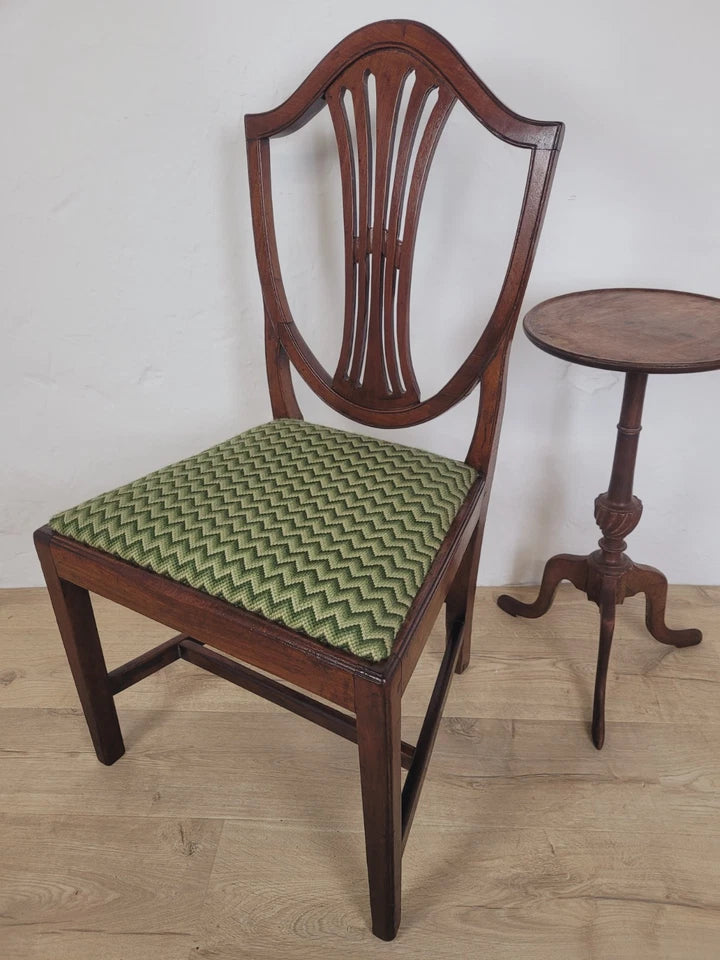 Hepplewhite Style Dining Chair Victorian Carved Shieldback Postage Available