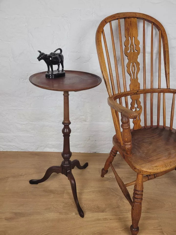 Edwardian Tripod Wine Table C1910 English Mahogany Postage Available