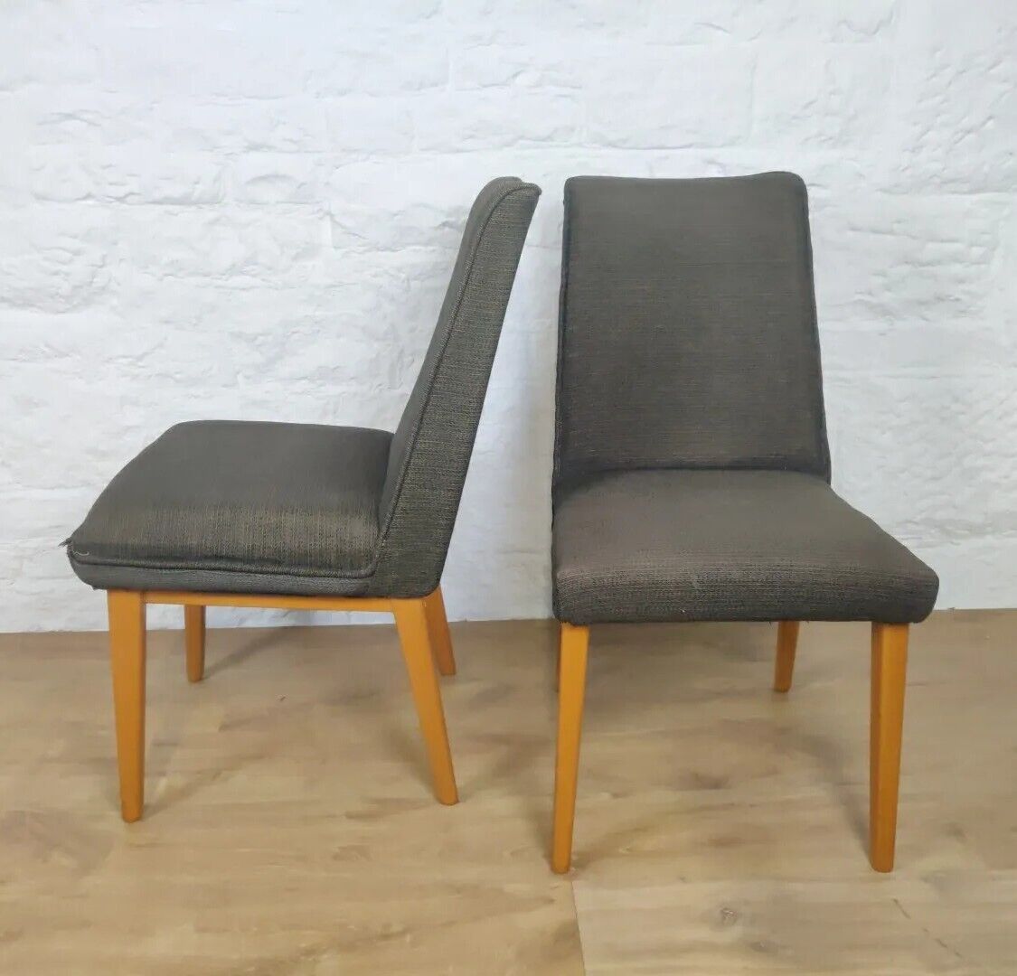 Original Ercol Dining Chairs Vintage Padded Mid Century Modern Postage Available