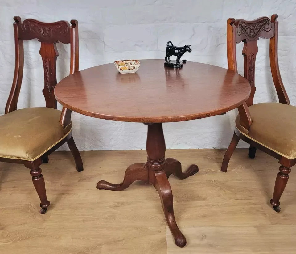 George III Tripod Table Tilt Top 1800s English Delivery Available