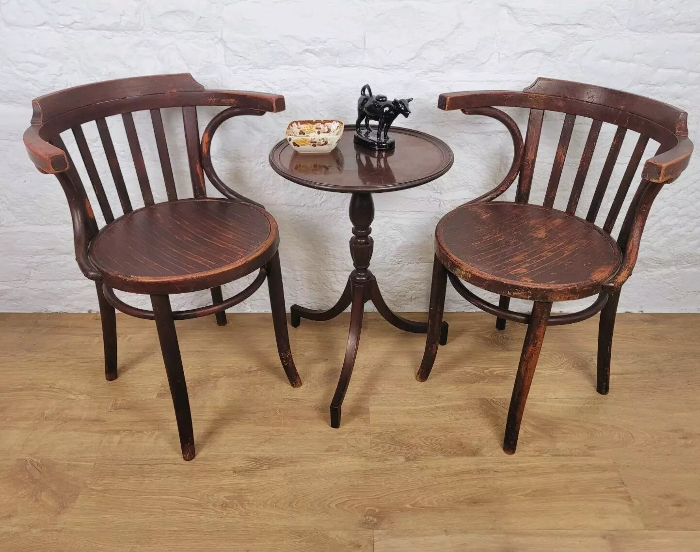 Bentwood Elbow Chair Cafe Bistro Pair Vintage Postage Available