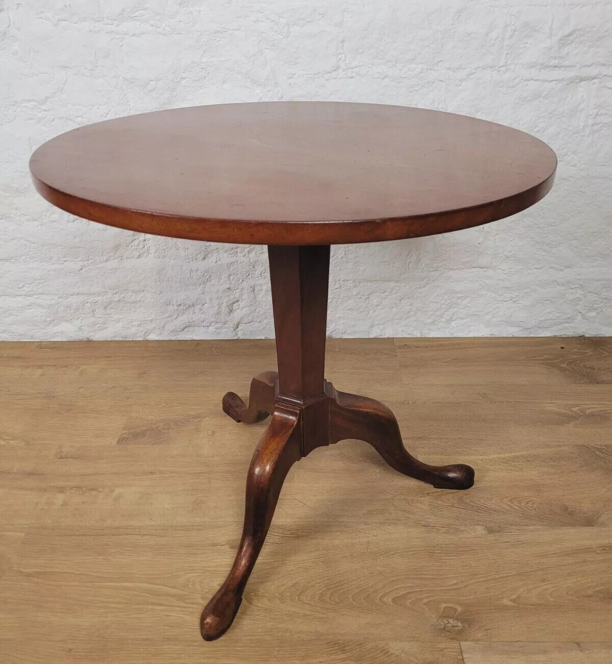 Pedestal Table Mahogany Circular 19th Century Postage Available