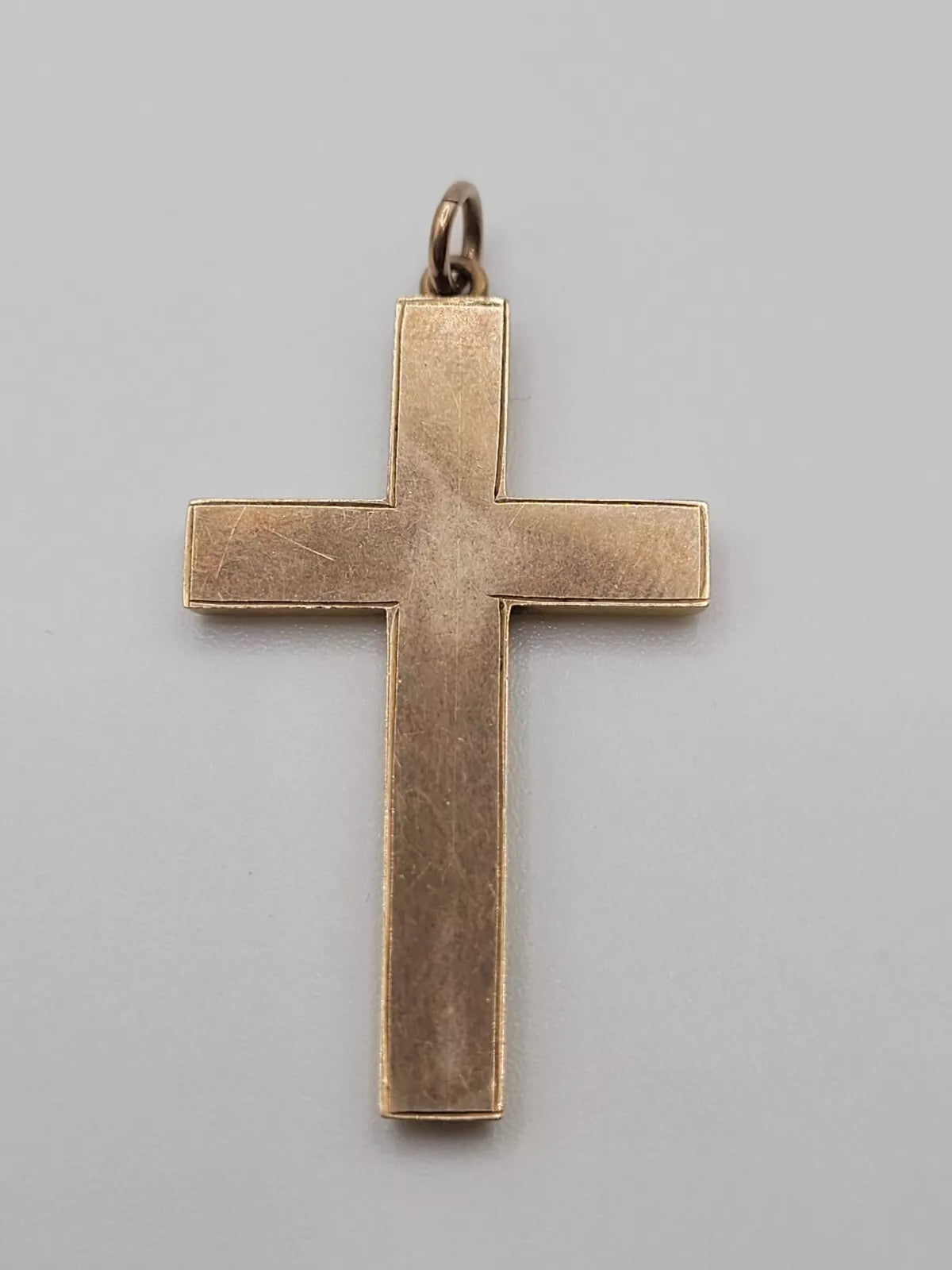 Edwardian Crucifix Pendant Gold 9ct C1910 Antique Hallmarked Postage Available