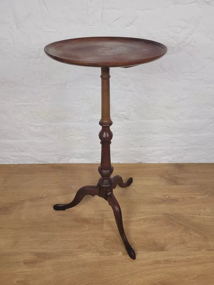 Edwardian Tripod Wine Table C1910 English Mahogany Postage Available