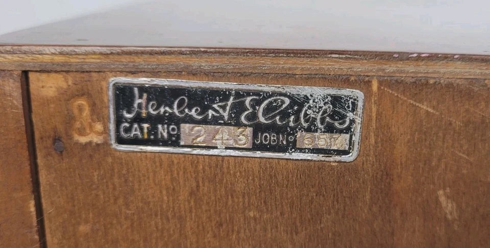 Walnut Cocktail Cabinet Art Deco 1950's Mid Century Vintage Postage Available