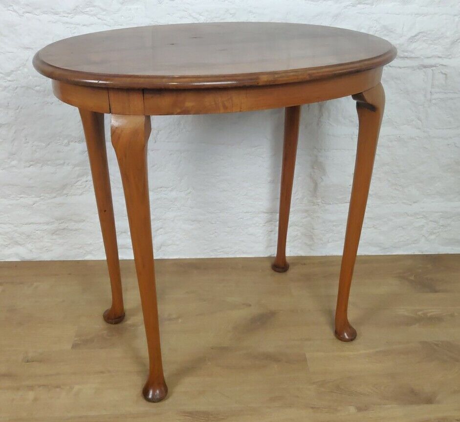 Oval Side Table Oak Queen Anne Window Table Antique Postage Available