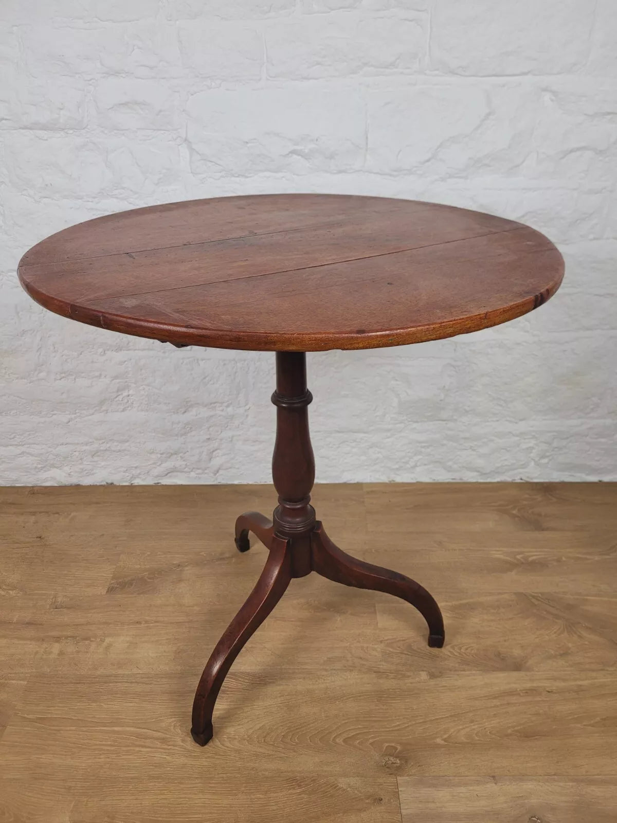 Georgian Tripod Side Table English Circular c.1800 Mahogany Postage Available