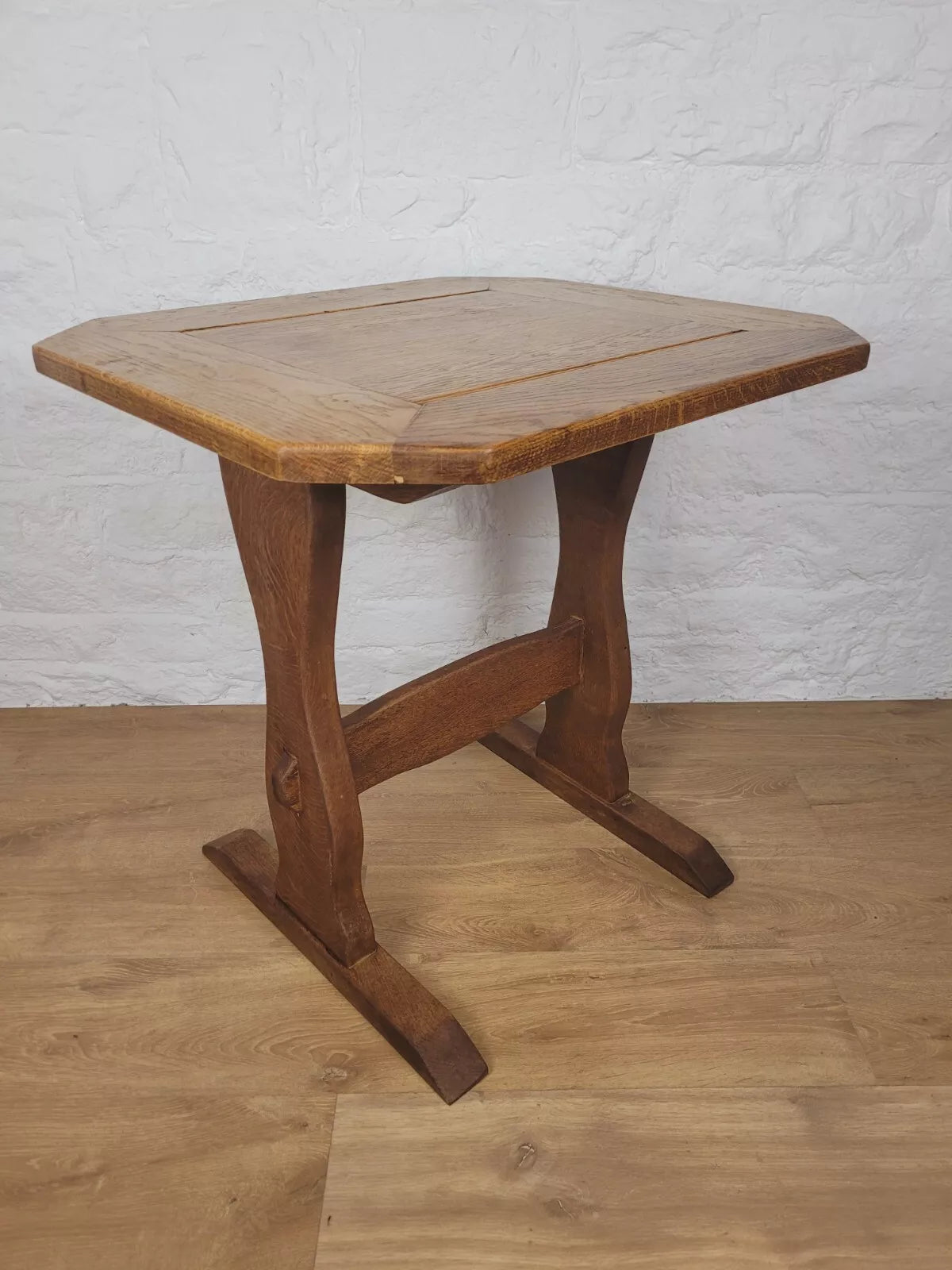 Vintage Oak Refectory Table Country Yorkshire Mid 20th Century Postage Available