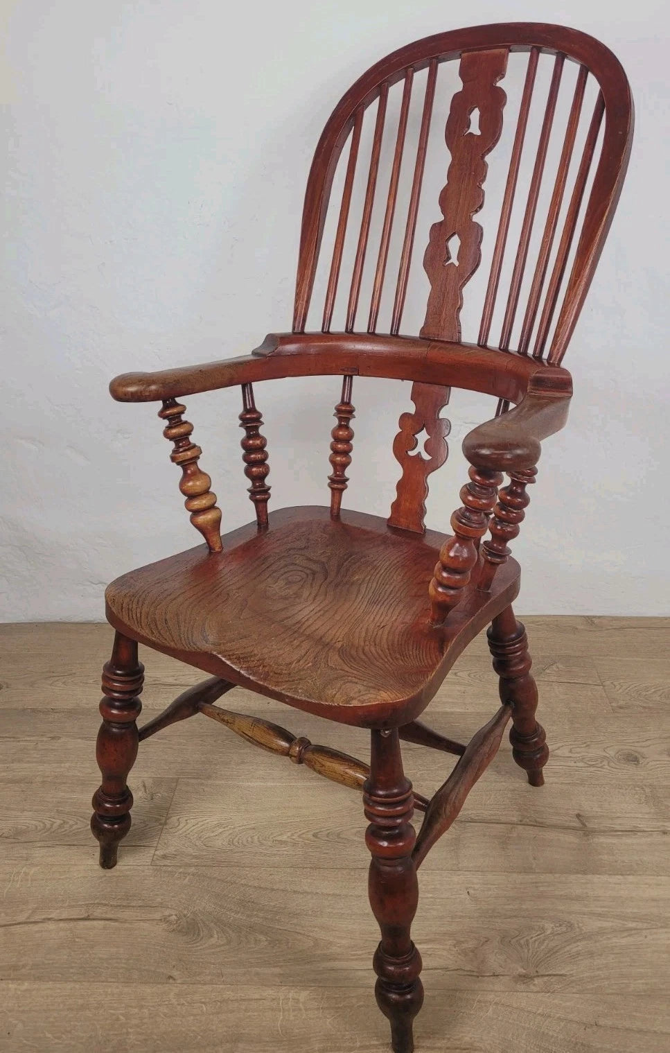 Victorian Windsor Armchair High Back 19th Century Farmhouse Delivery Available