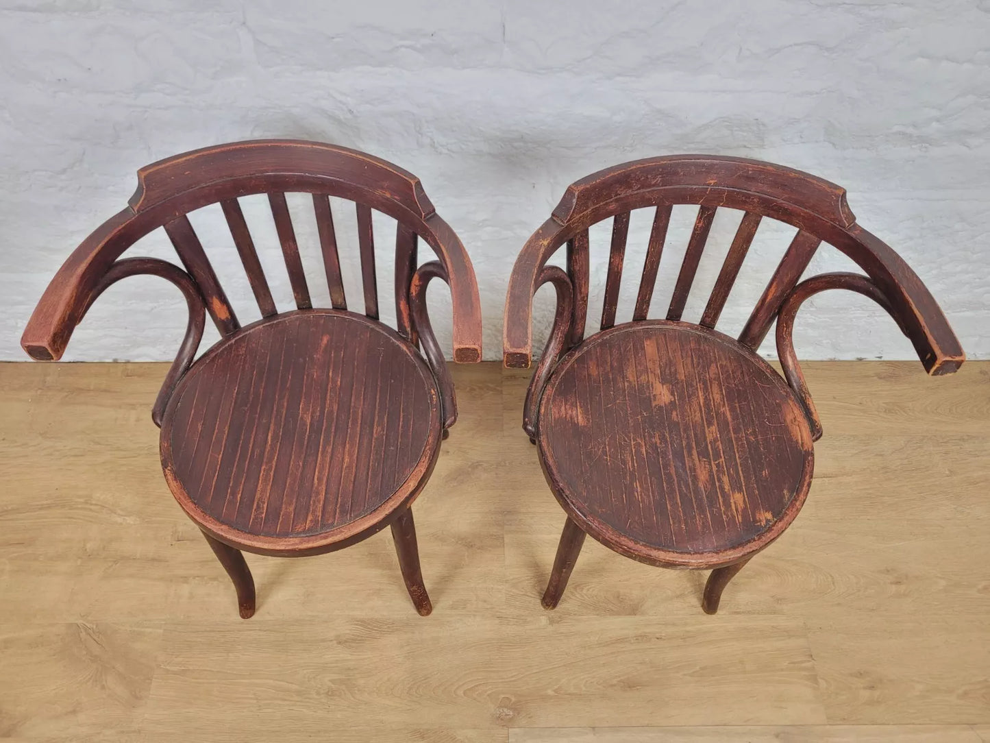 Bentwood Elbow Chair Cafe Bistro Pair Vintage Postage Available