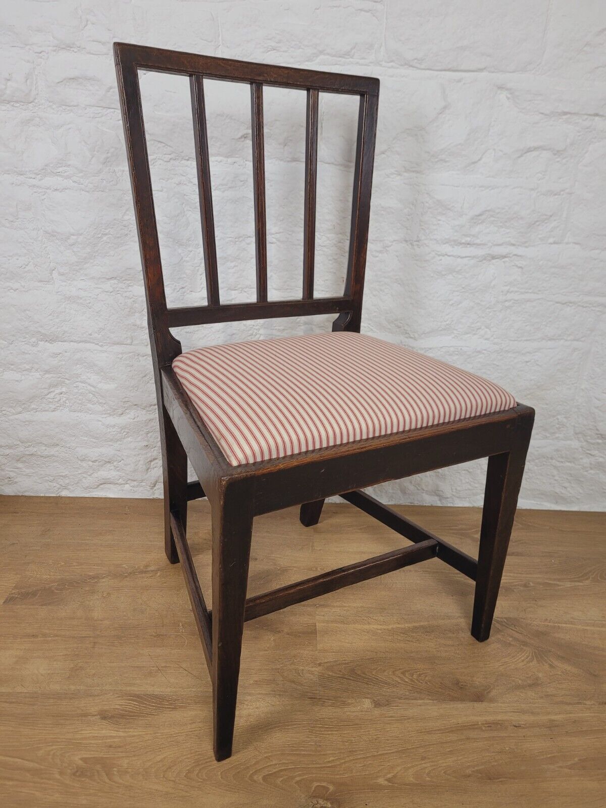 Victorian Bedroom Side Chair Mahogany Carved Upholstered Postage Available