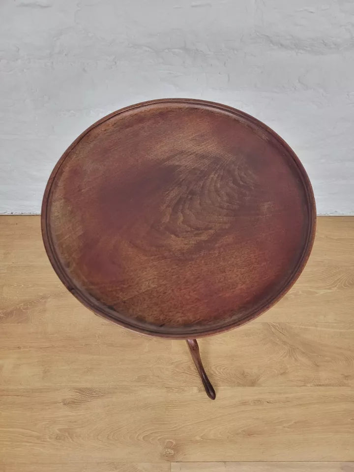 Edwardian Tripod Wine Table C1910 English Mahogany Postage Available