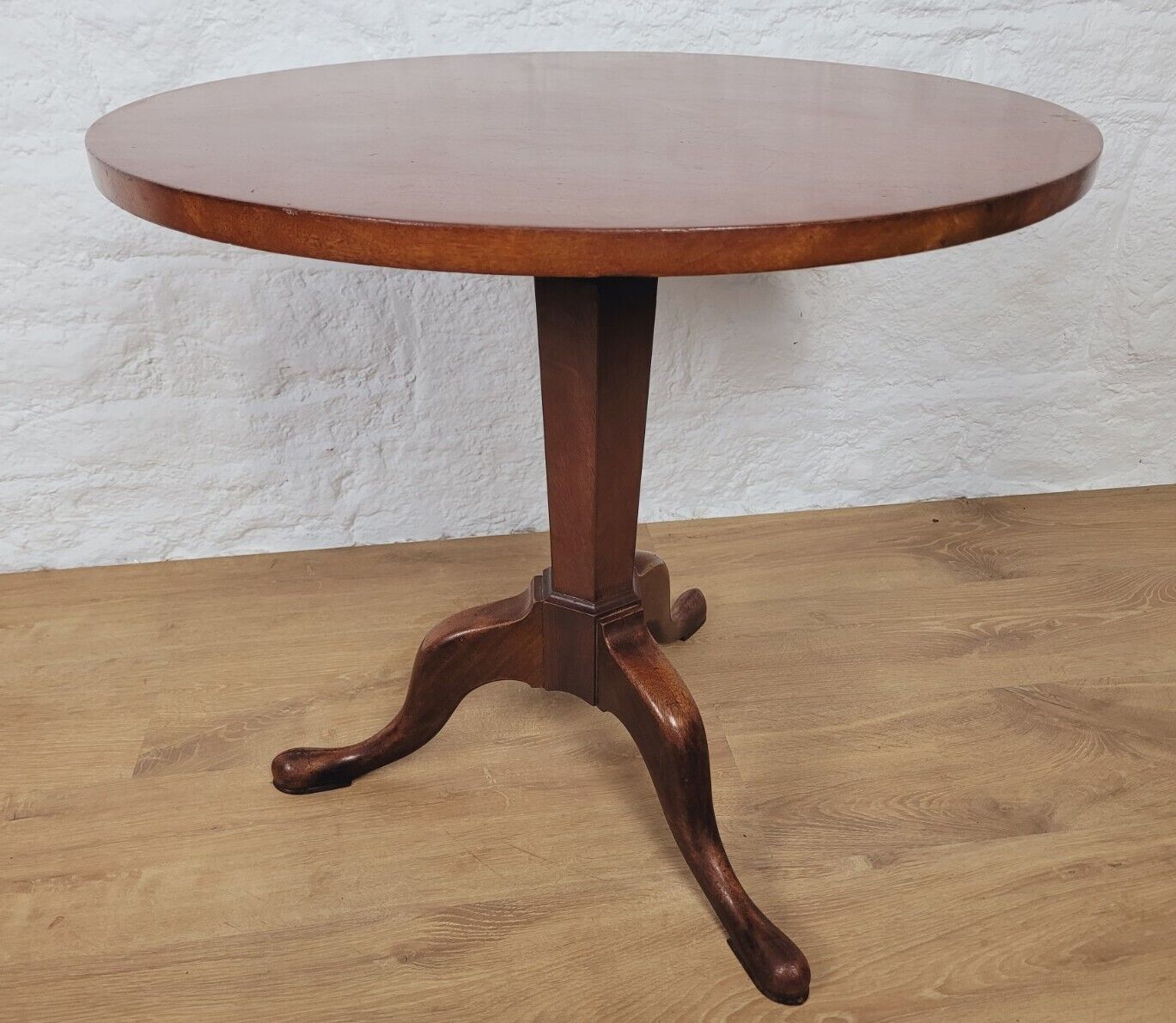 Pedestal Table Mahogany Circular 19th Century Postage Available