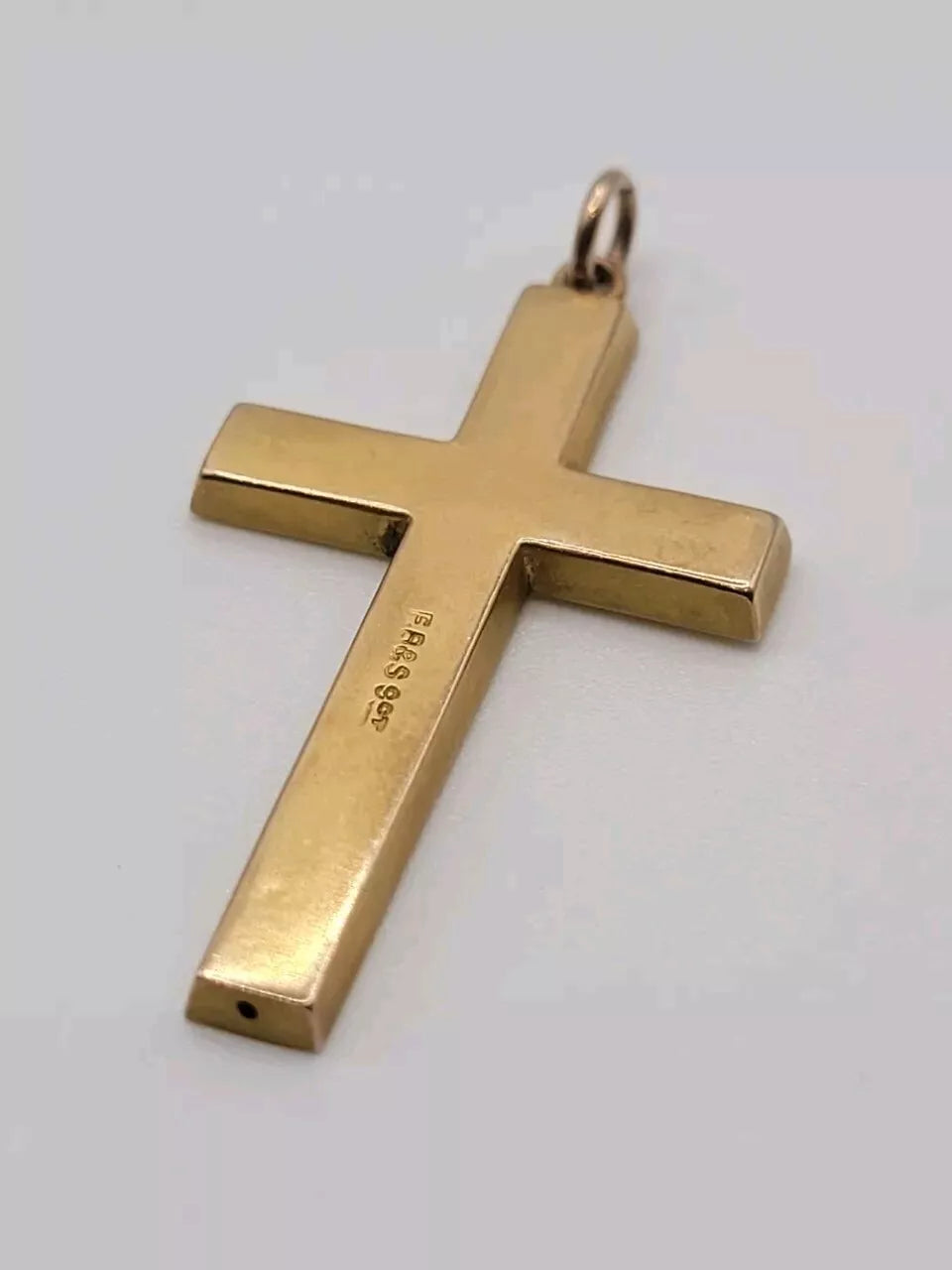 Edwardian Crucifix Pendant Gold 9ct C1910 Antique Hallmarked Postage Available