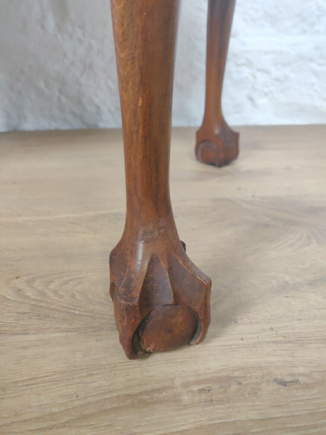 Kidney Side Table Claw And Ball Mahogany Vintage Postage Available