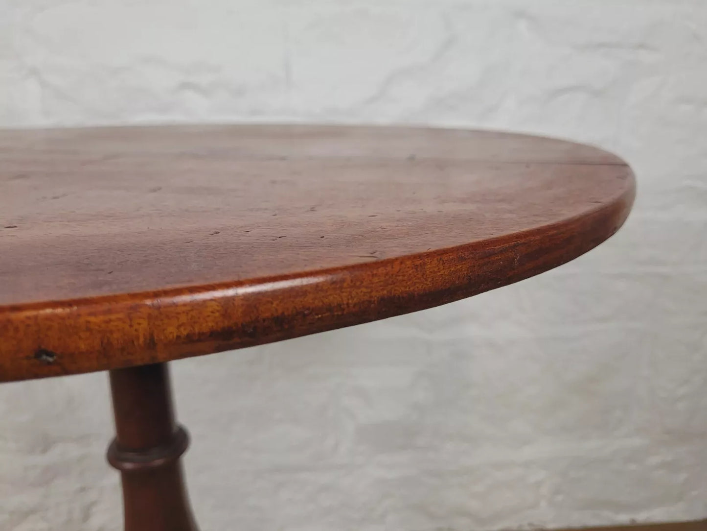 Georgian Tripod Side Table English Circular c.1800 Mahogany Postage Available