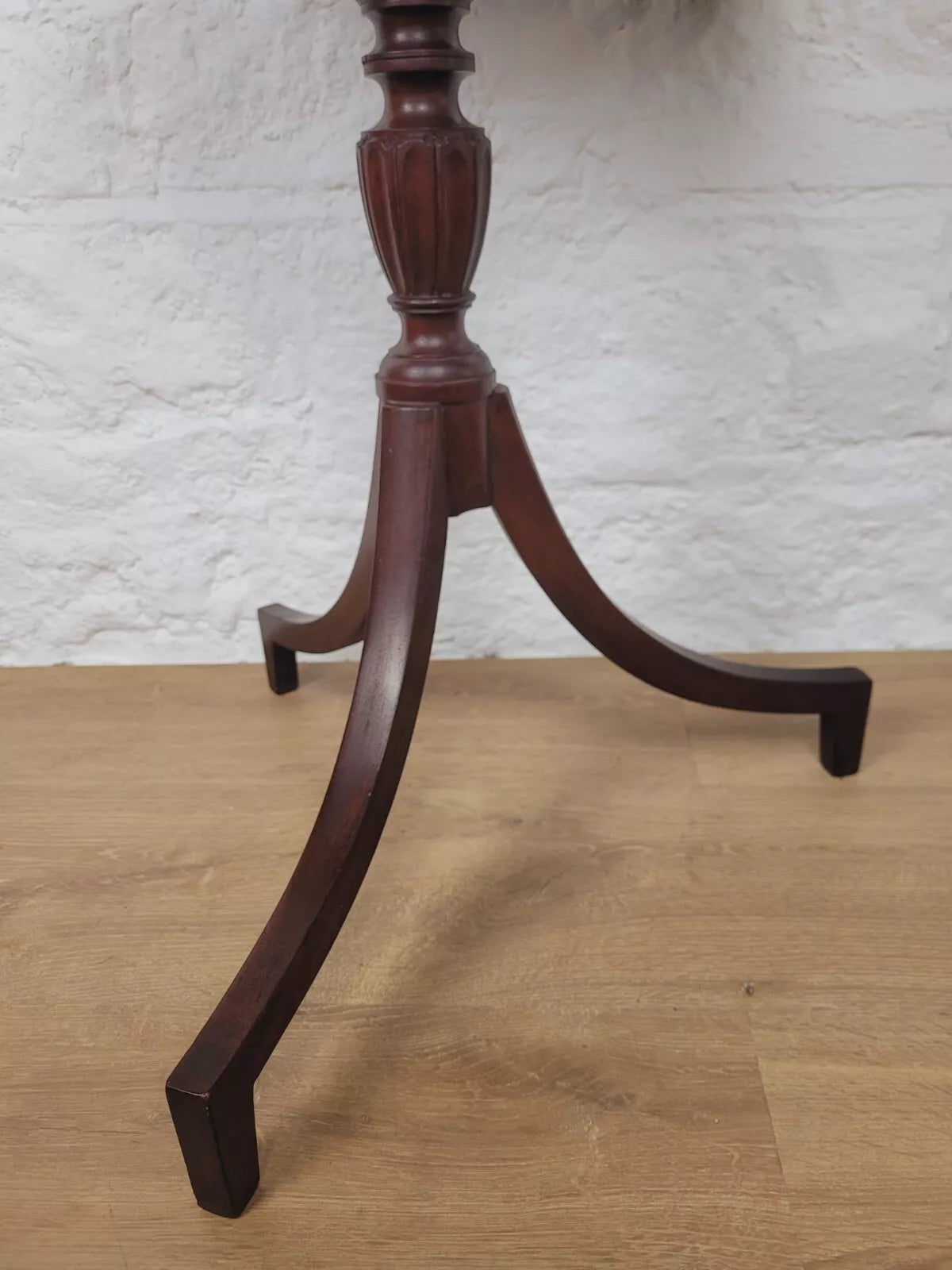 Victorian Tripod Wine Table English Circular Mahogany Postage Available