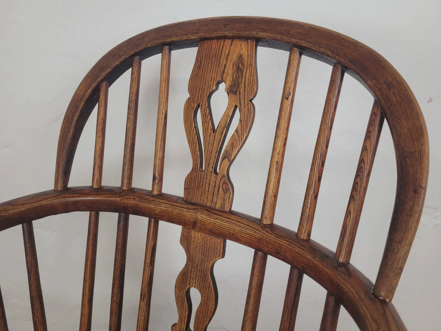 Windsor Armchair Low Back Ash & Elm Country 19thC Farmhouse Postage Available