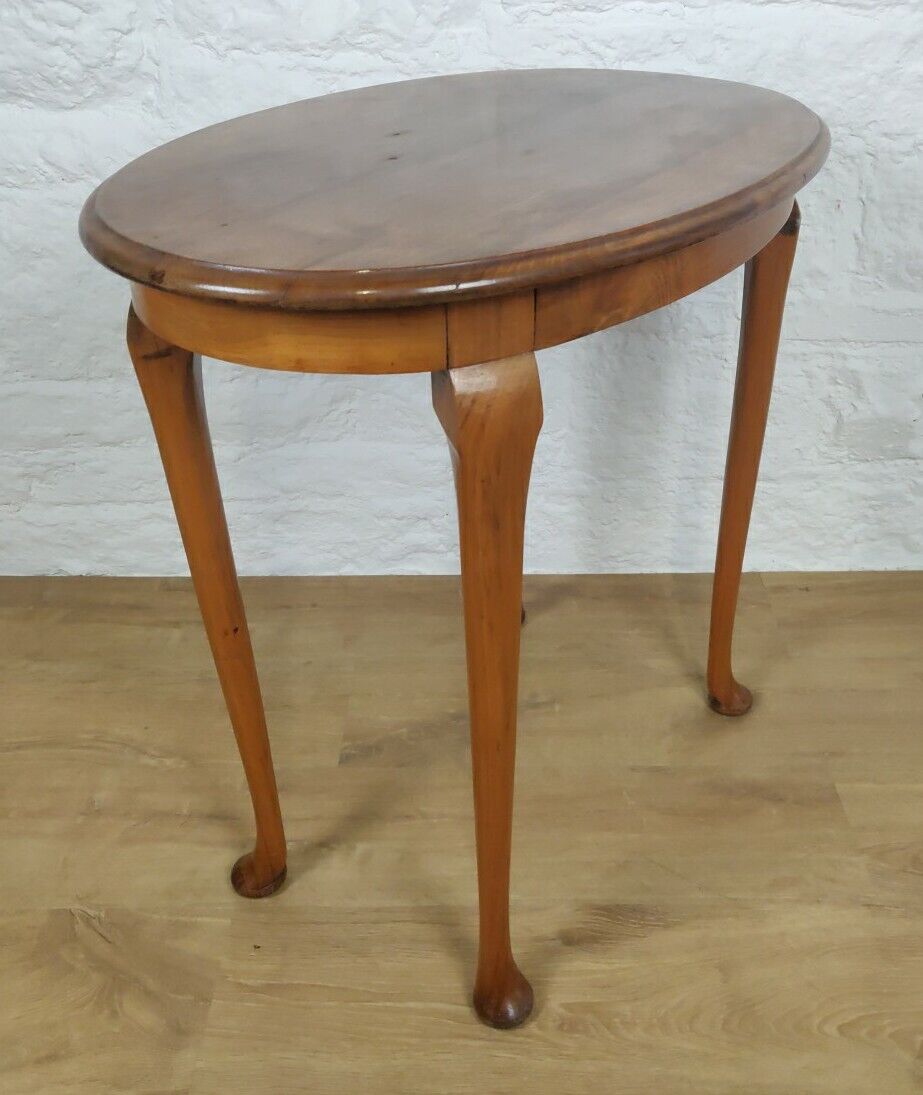 Oval Side Table Oak Queen Anne Window Table Antique Postage Available