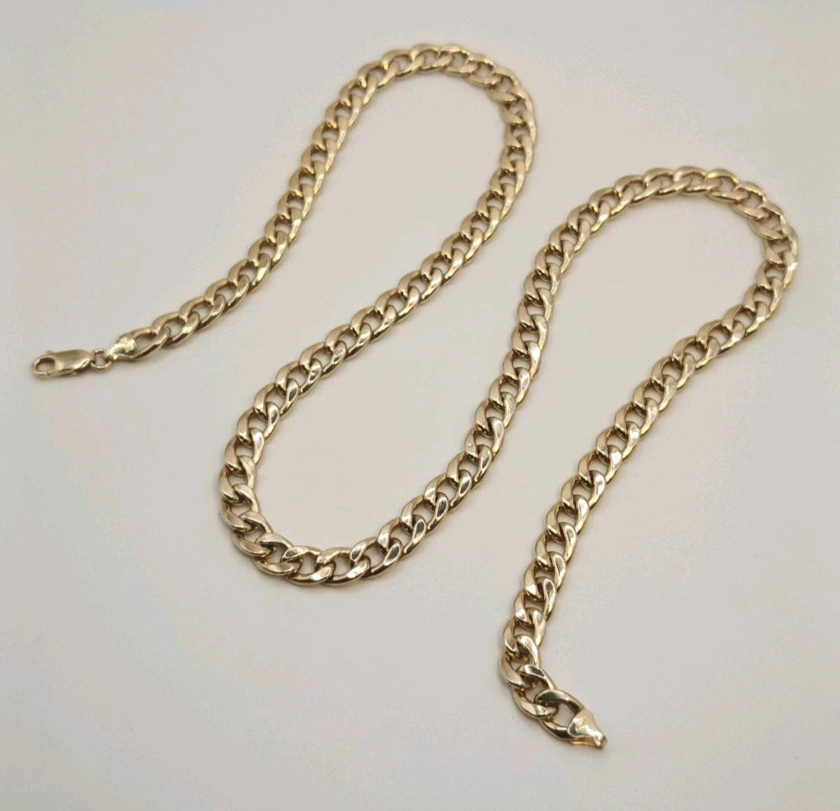 9ct Gold Necklace Curb Link 20" Yellow Gold 14.7 Grams Postage Available