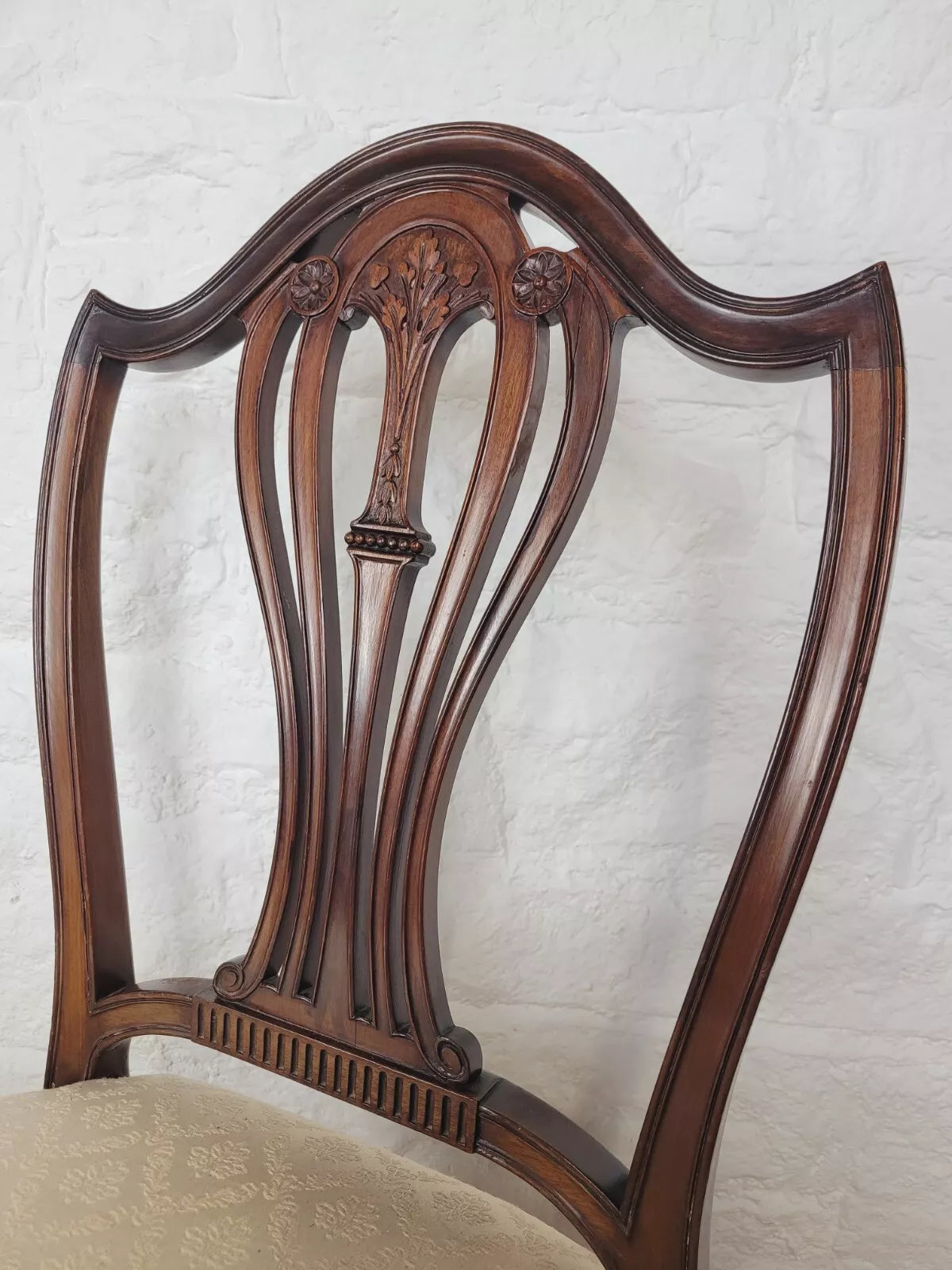 Edwardian Wheatsheaf Dining Chairs Marsh, Jones, Cribbs & Co. Postage Available