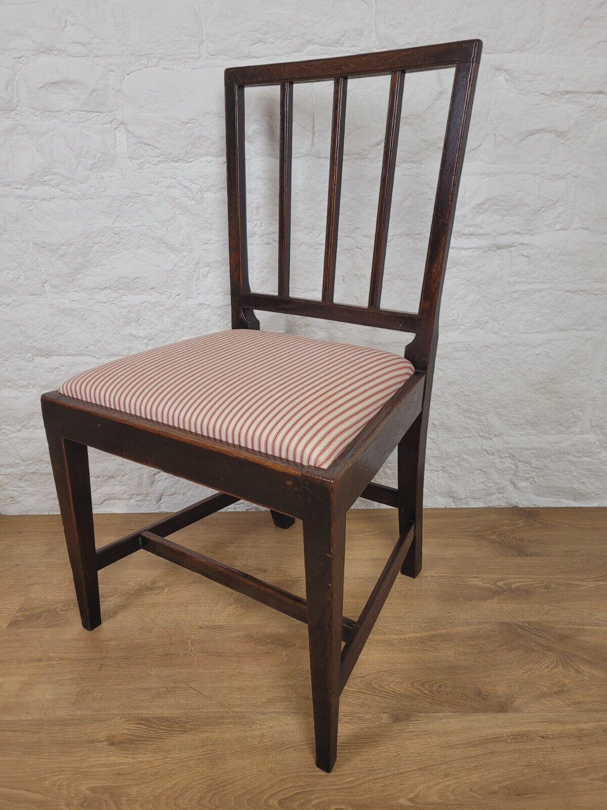 Victorian Bedroom Side Chair Mahogany Carved Upholstered Postage Available