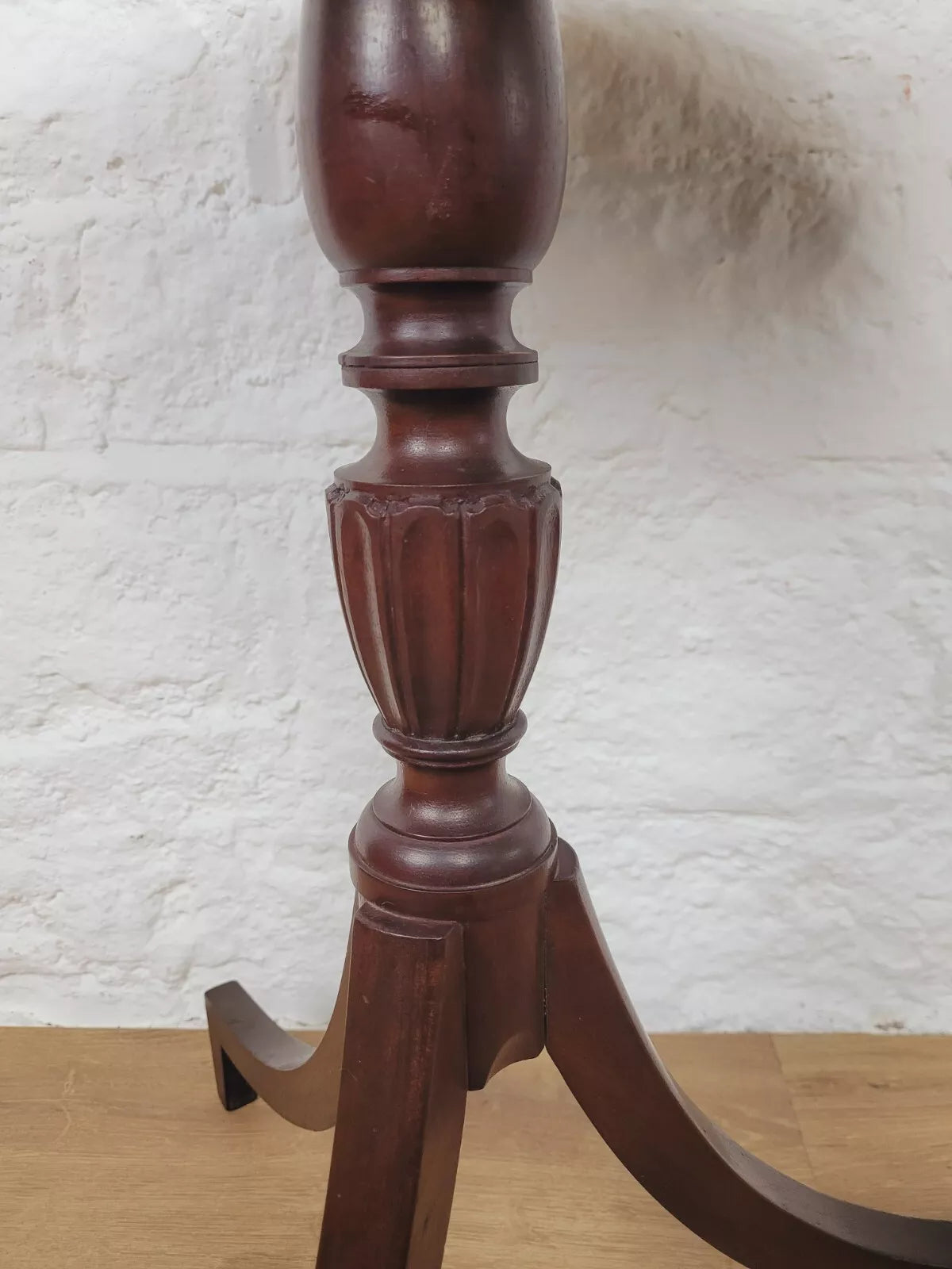 Victorian Tripod Wine Table English Circular Mahogany Postage Available