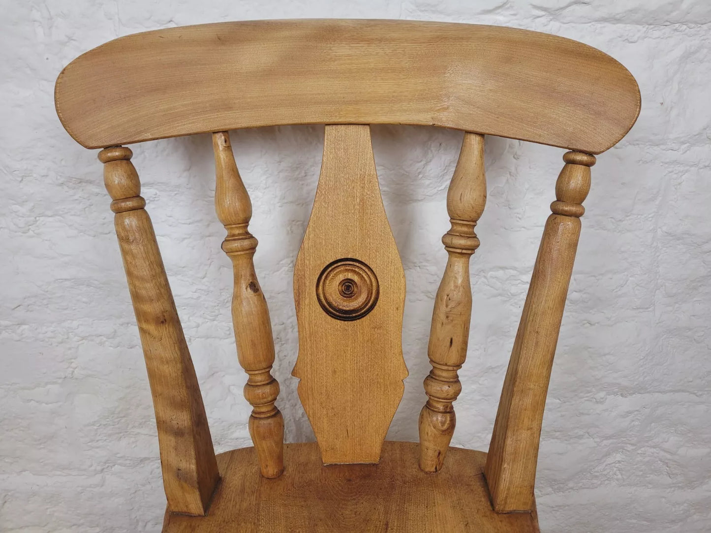 Kitchen Chair Bulls-eye Back Farmhouse Oak Country Postage Available