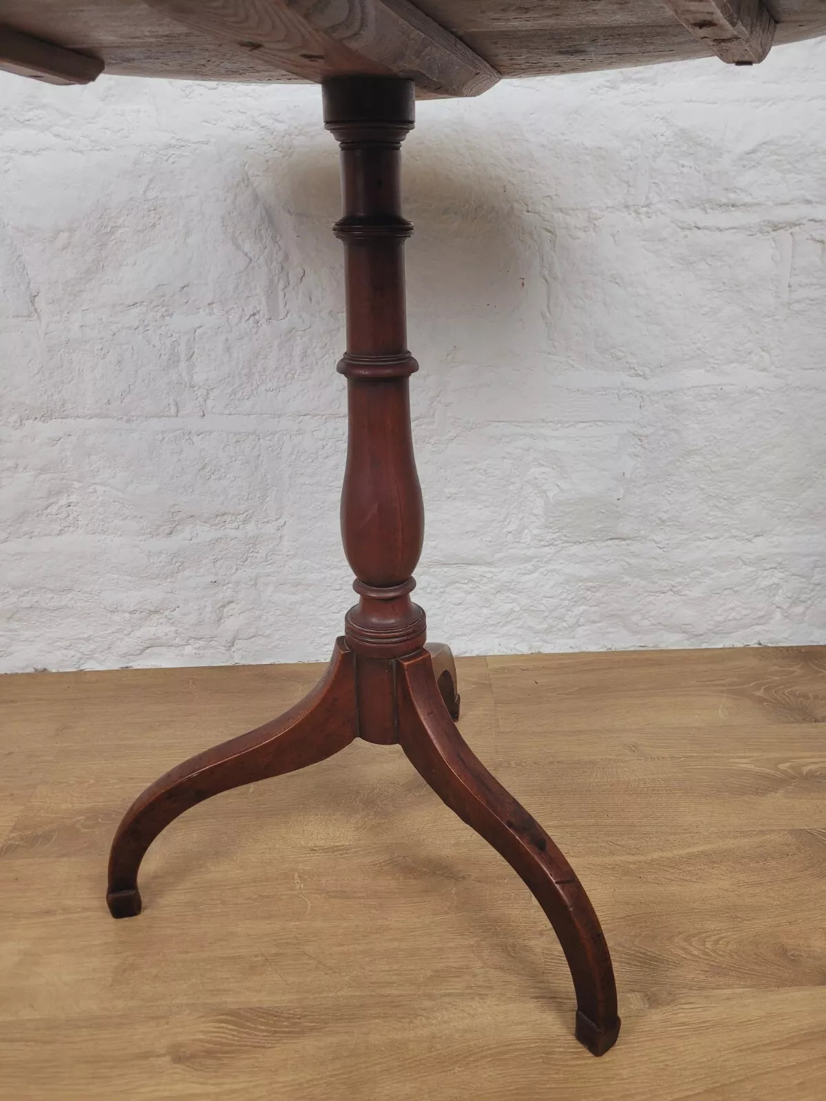 Georgian Tripod Side Table English Circular c.1800 Mahogany Postage Available