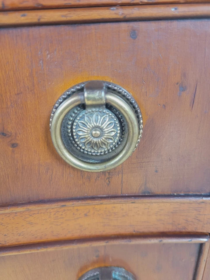 Walnut Chest of Drawers Serpentine Drawers Vintage Postage Available