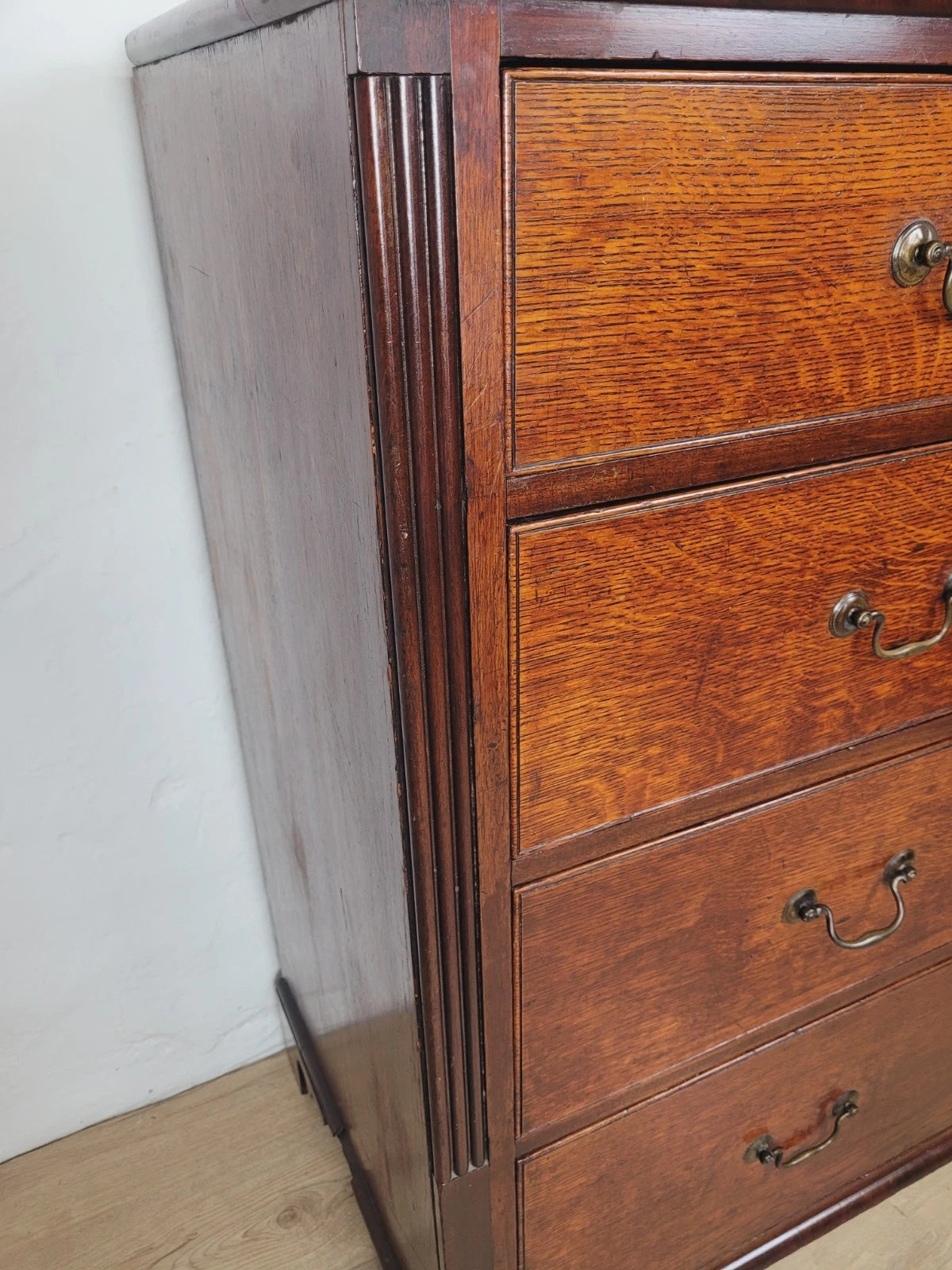 Victorian Chest of Drawers 2 Over 3 19thC Drop Handles Delivery Available