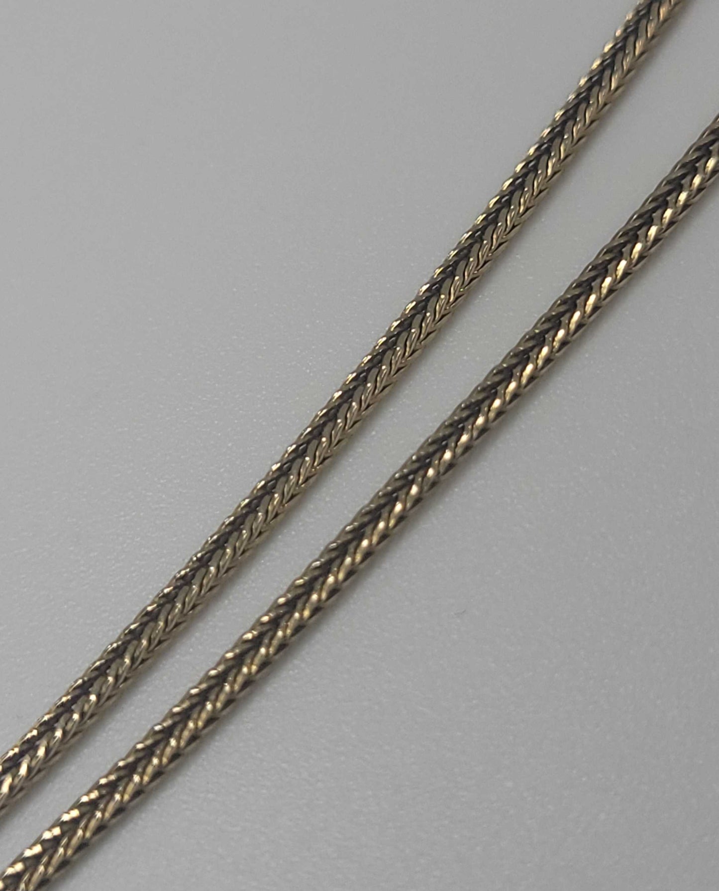 Vintage 9ct Gold Knotted Chain Necklace 18.5 Inch