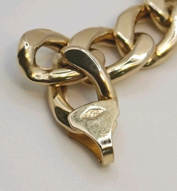 9ct Gold Necklace Curb Link 20" Yellow Gold 14.7 Grams Postage Available