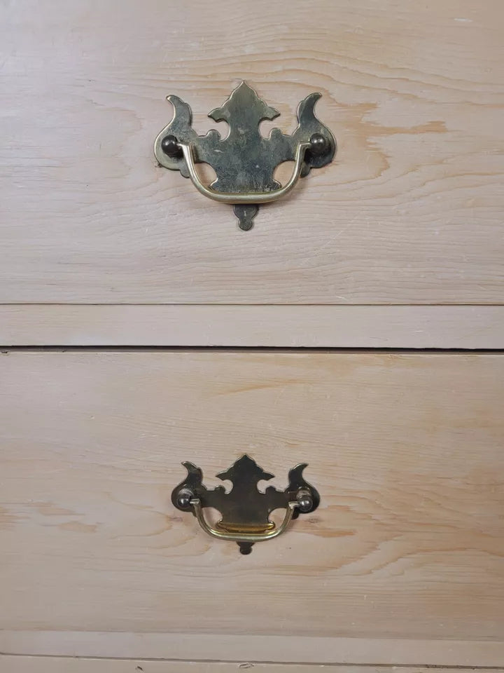 Country Chest Of Drawers Pine Gallery Brass Handles Vintage Delivery Available