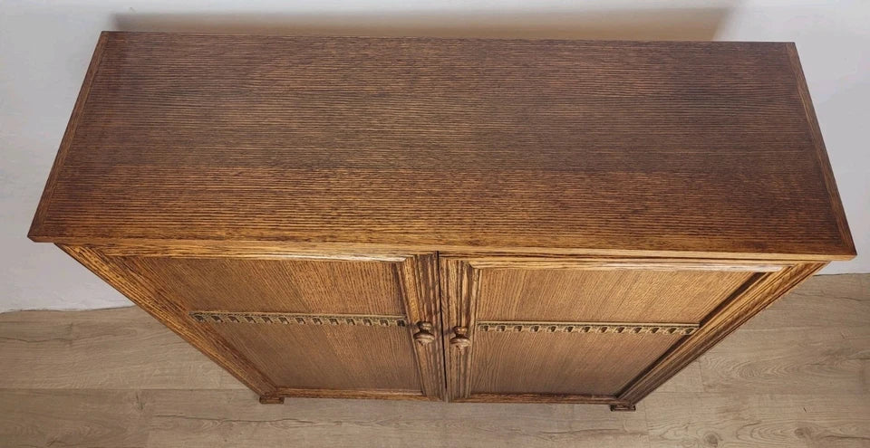 Bedroom Linen Cupboard Vintage Oak Handles Country Rustic Delivery Available