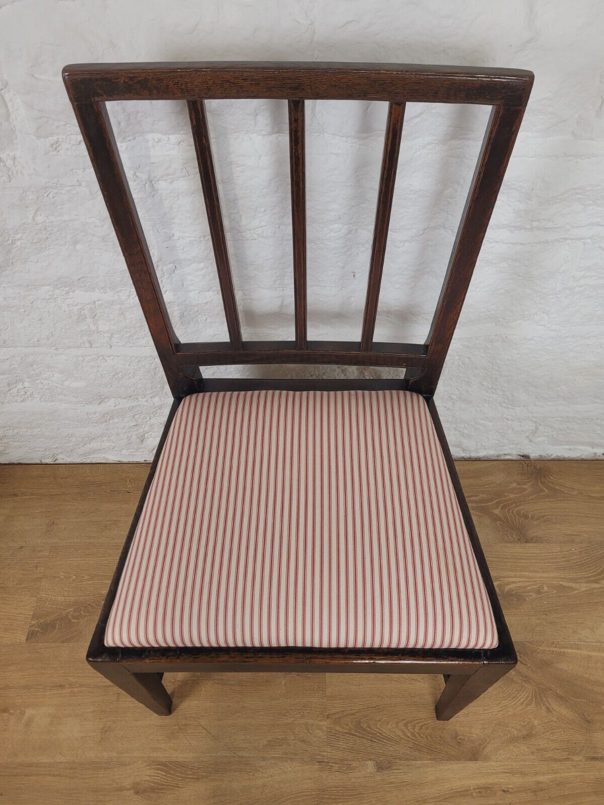 Victorian Bedroom Side Chair Mahogany Carved Upholstered Postage Available