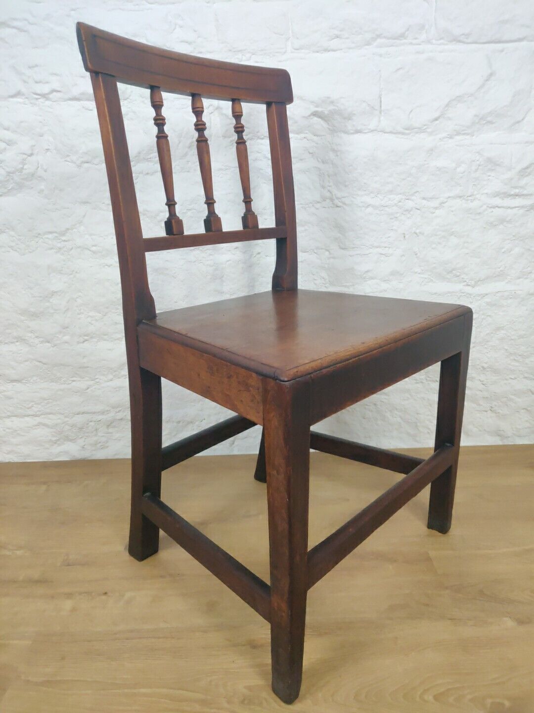 Farmhouse Bedroom Chair Carved Country Mahogany Antique Postage Available