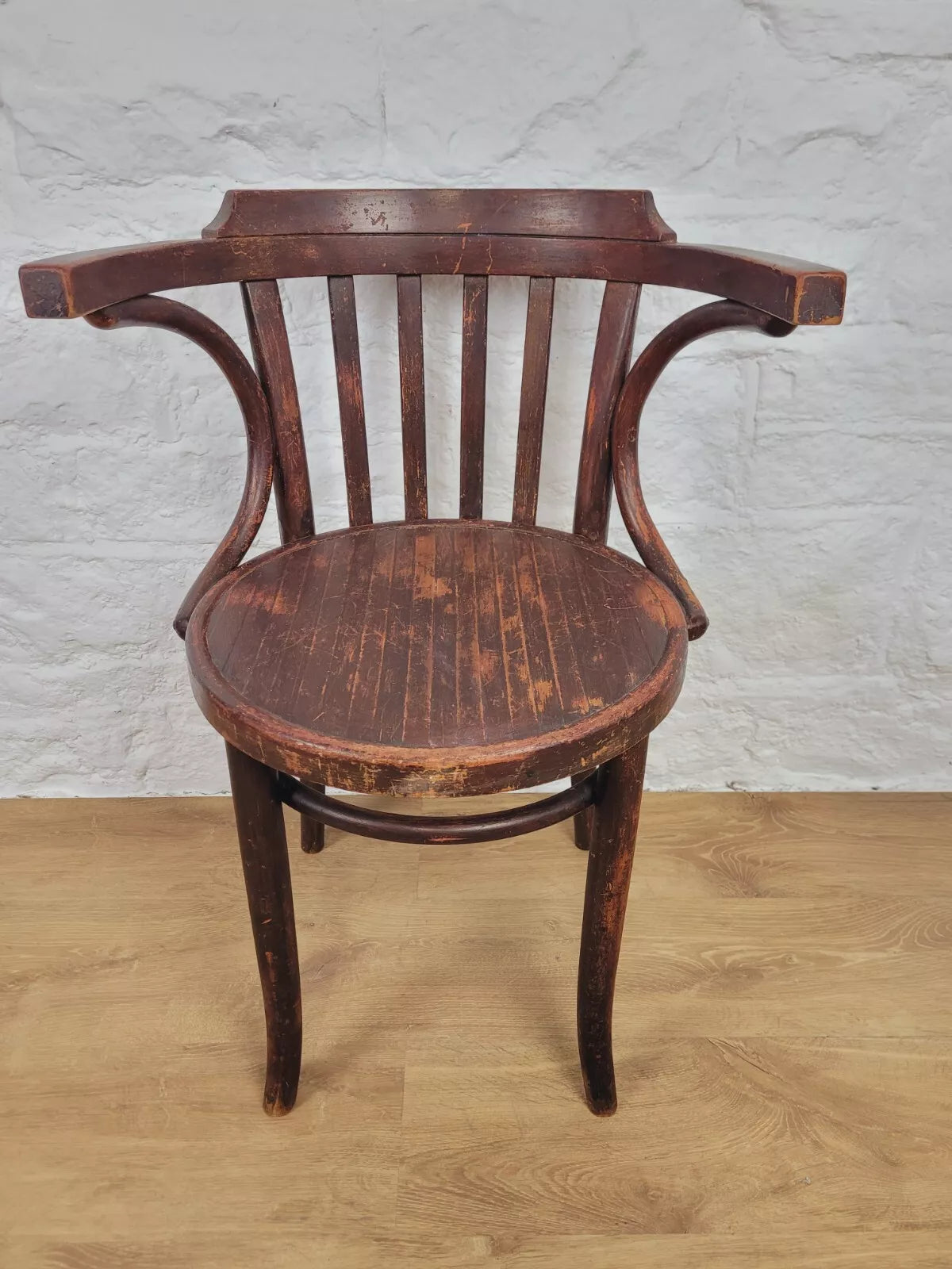 Bentwood Elbow Chair Cafe Bistro Pair Vintage Postage Available