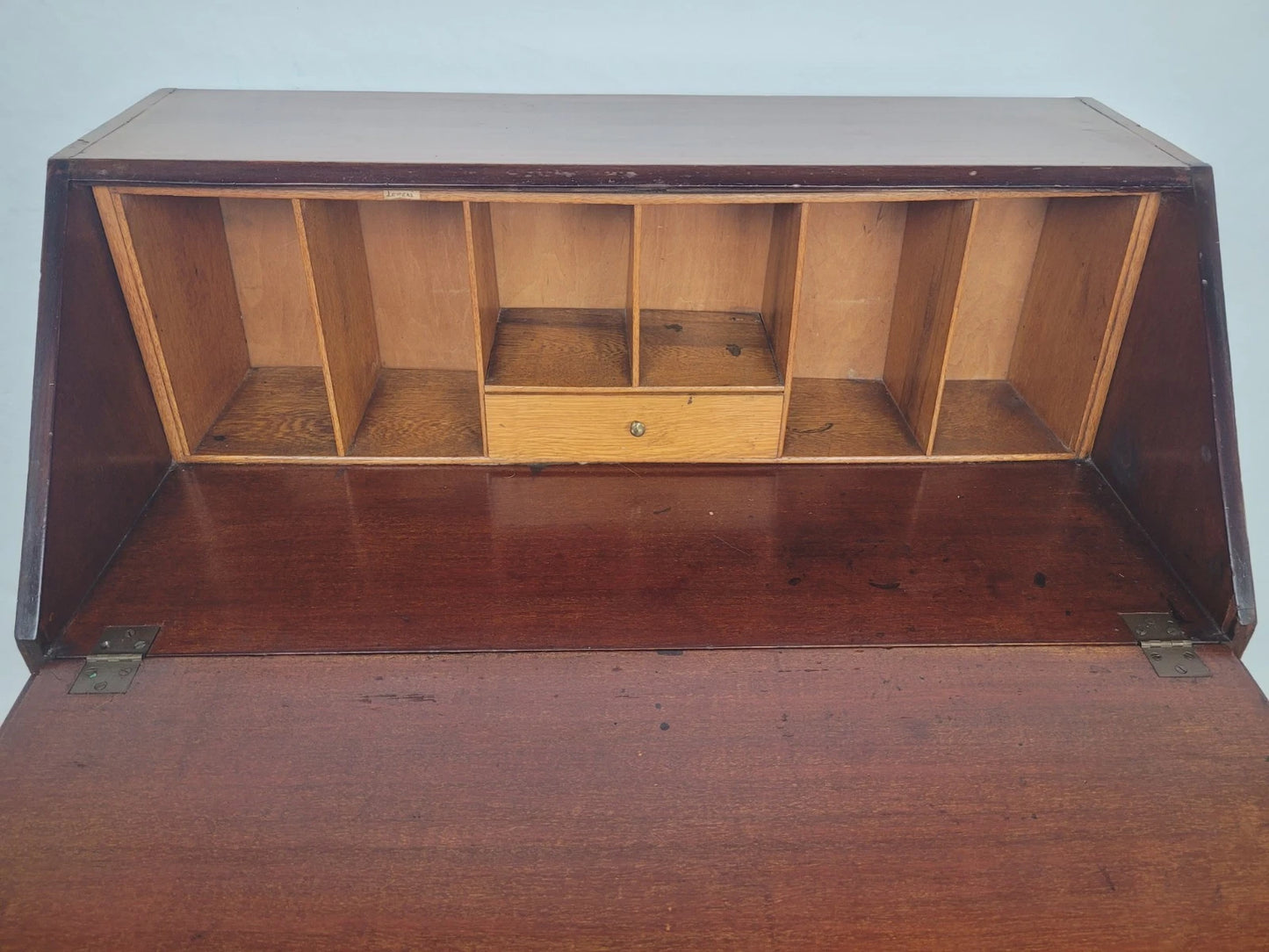 Edwardian Writing Bureau Desk Key & Lock Inlaid Antique 1910 Delivery Available
