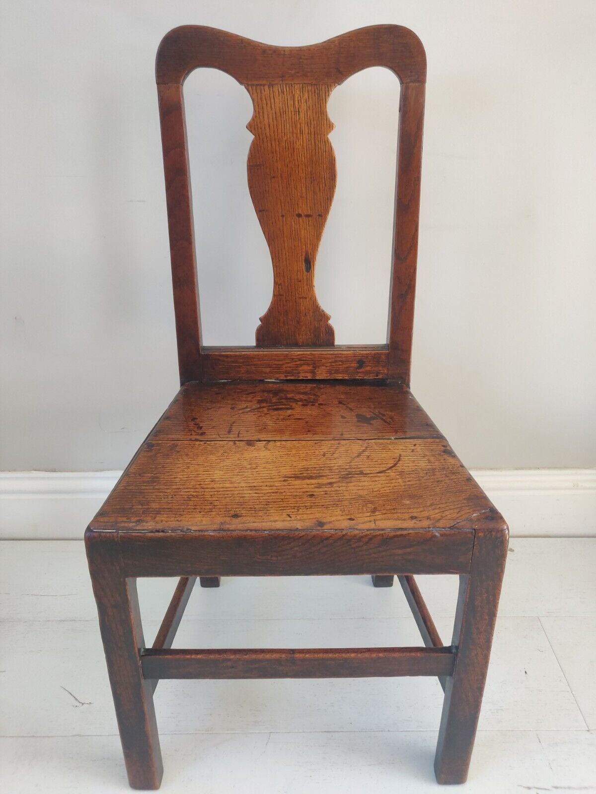 Hall Chair Oak Country 1900s Splatback Farmhouse Antique Postage Available